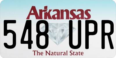 AR license plate 548UPR