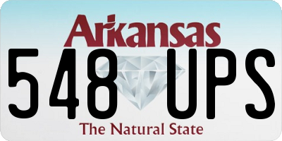 AR license plate 548UPS