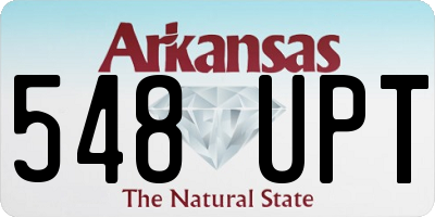 AR license plate 548UPT