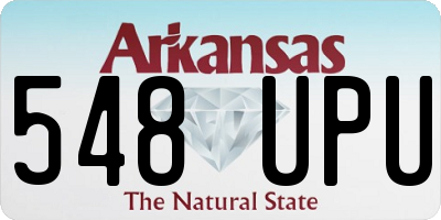 AR license plate 548UPU