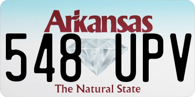 AR license plate 548UPV