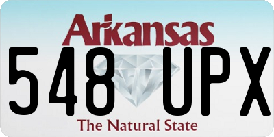 AR license plate 548UPX