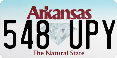 AR license plate 548UPY