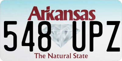 AR license plate 548UPZ