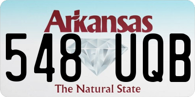 AR license plate 548UQB
