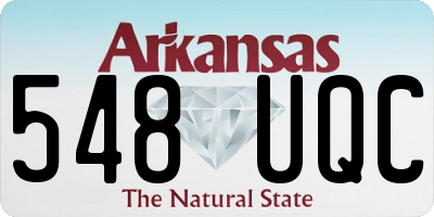 AR license plate 548UQC