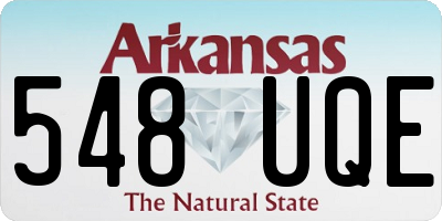 AR license plate 548UQE