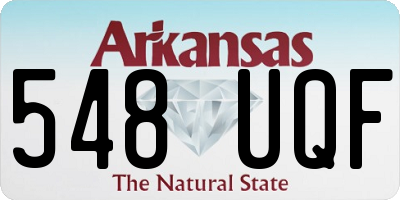 AR license plate 548UQF