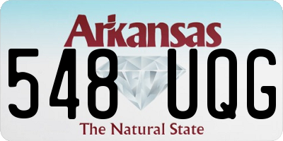 AR license plate 548UQG