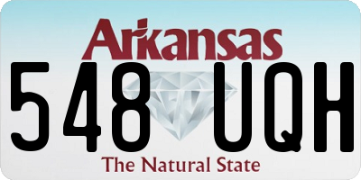 AR license plate 548UQH