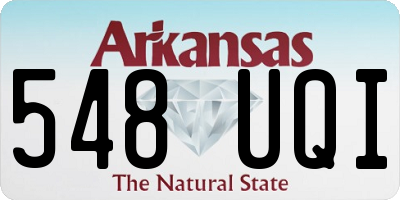 AR license plate 548UQI