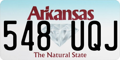 AR license plate 548UQJ