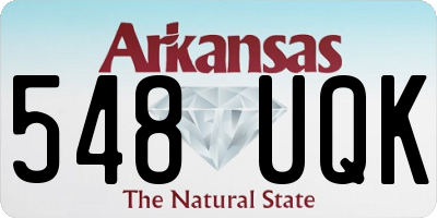 AR license plate 548UQK