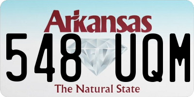 AR license plate 548UQM