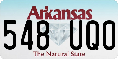 AR license plate 548UQO