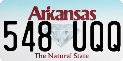 AR license plate 548UQQ
