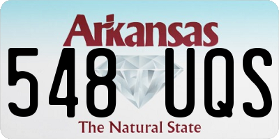 AR license plate 548UQS