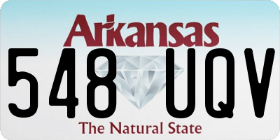 AR license plate 548UQV