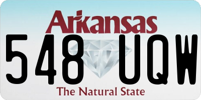 AR license plate 548UQW