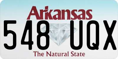 AR license plate 548UQX