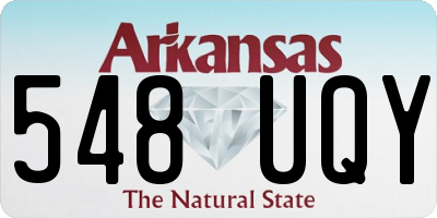 AR license plate 548UQY