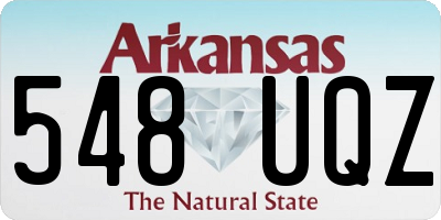 AR license plate 548UQZ