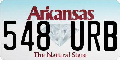 AR license plate 548URB