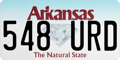 AR license plate 548URD