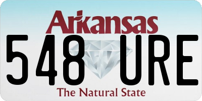 AR license plate 548URE