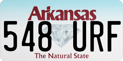 AR license plate 548URF