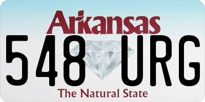 AR license plate 548URG