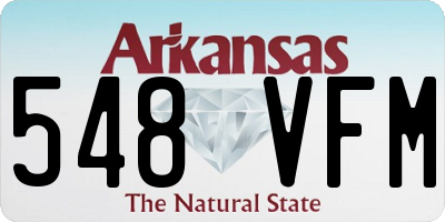 AR license plate 548VFM