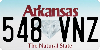 AR license plate 548VNZ