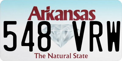 AR license plate 548VRW