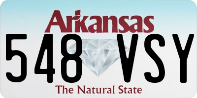 AR license plate 548VSY