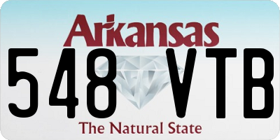 AR license plate 548VTB