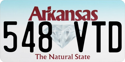 AR license plate 548VTD