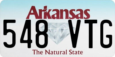 AR license plate 548VTG