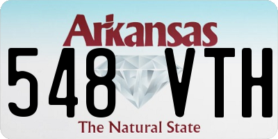 AR license plate 548VTH