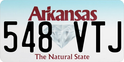 AR license plate 548VTJ