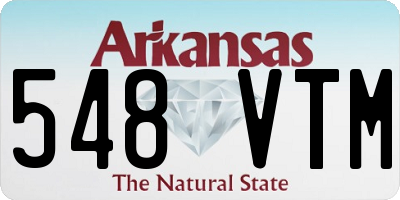 AR license plate 548VTM
