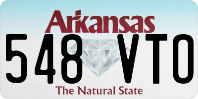 AR license plate 548VTO