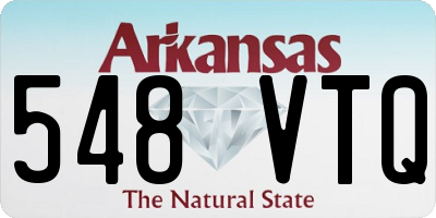 AR license plate 548VTQ