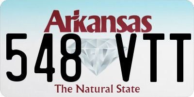 AR license plate 548VTT