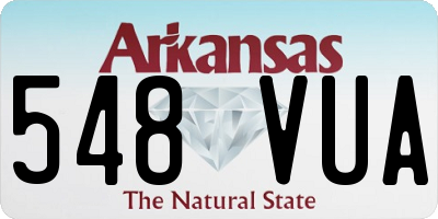 AR license plate 548VUA