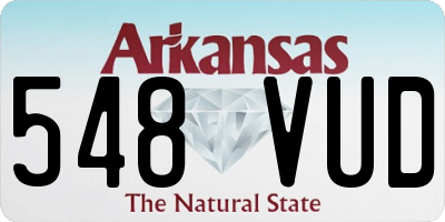 AR license plate 548VUD