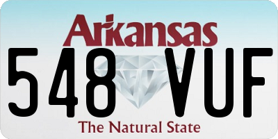 AR license plate 548VUF