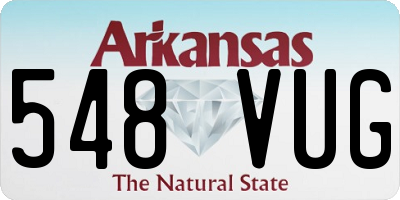 AR license plate 548VUG