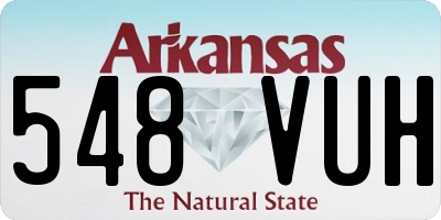 AR license plate 548VUH