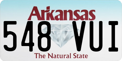AR license plate 548VUI